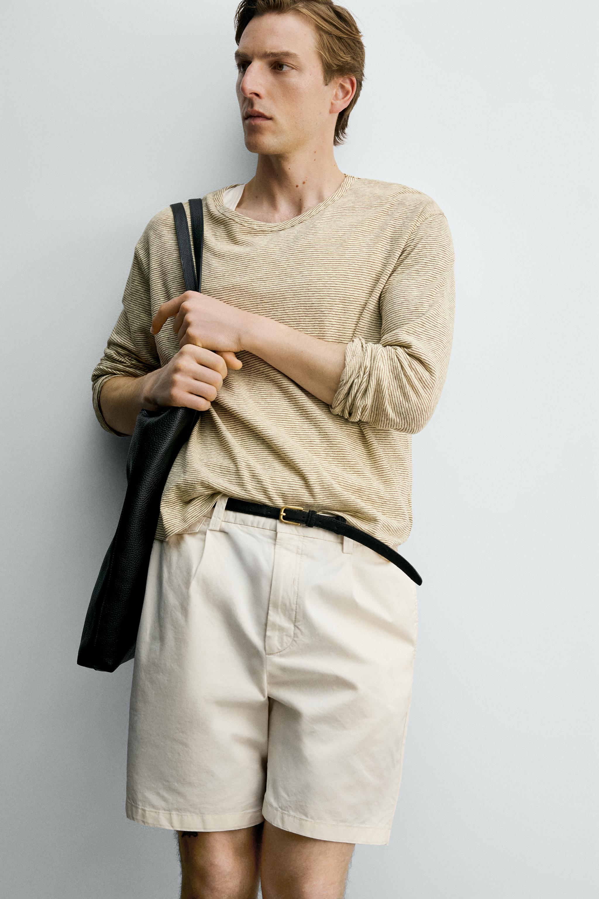 STRIPED JACQUARD LONG SLEEVE T-SHIRT